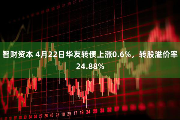 智财资本 4月22日华友转债上涨0.6%，转股溢价率24.88%